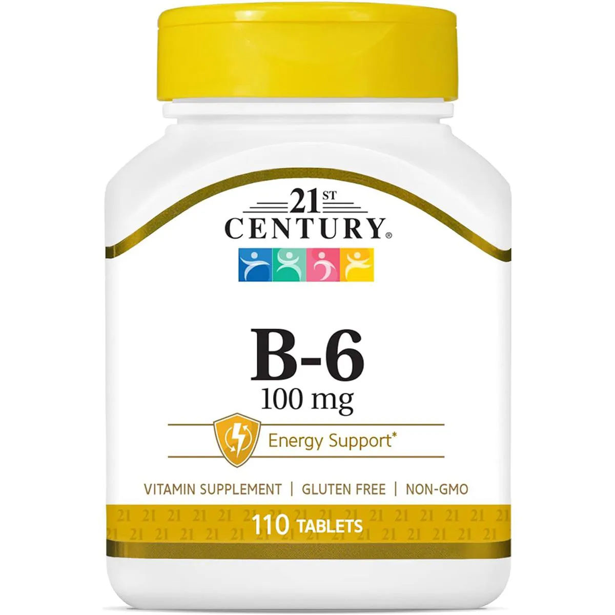 Vitamina B-6 100 Mg 110 comprimidos 21st Century