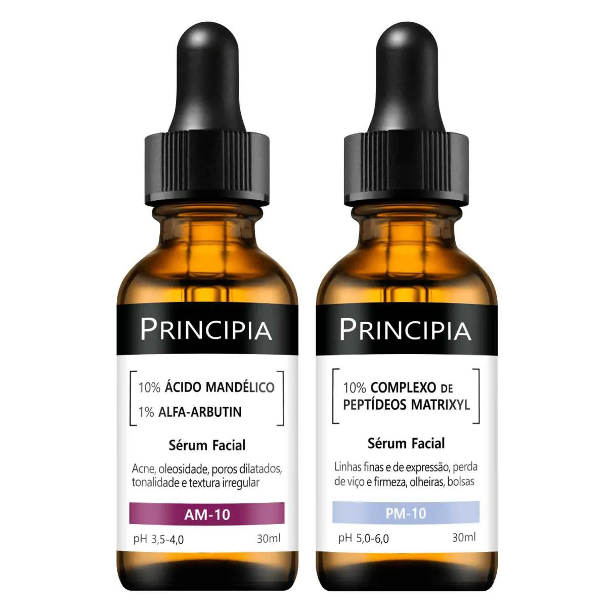 Kit 2 Séruns Principia Mandélico + Peptídeos
