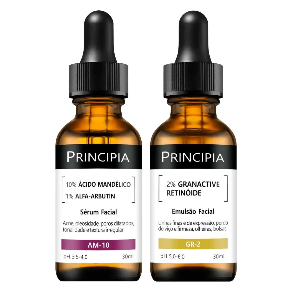 Kit 2 Séruns Principia Mandélico + Retinóide