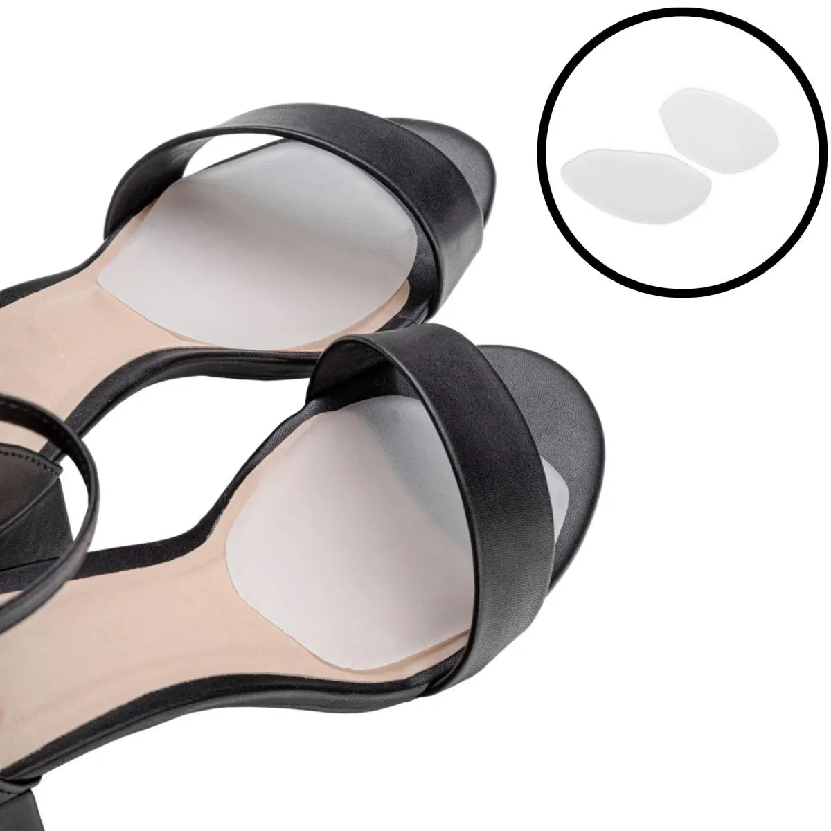 Palmilha de Silicone Apoio Plantar Salto Alto para Dor Hidrolight
