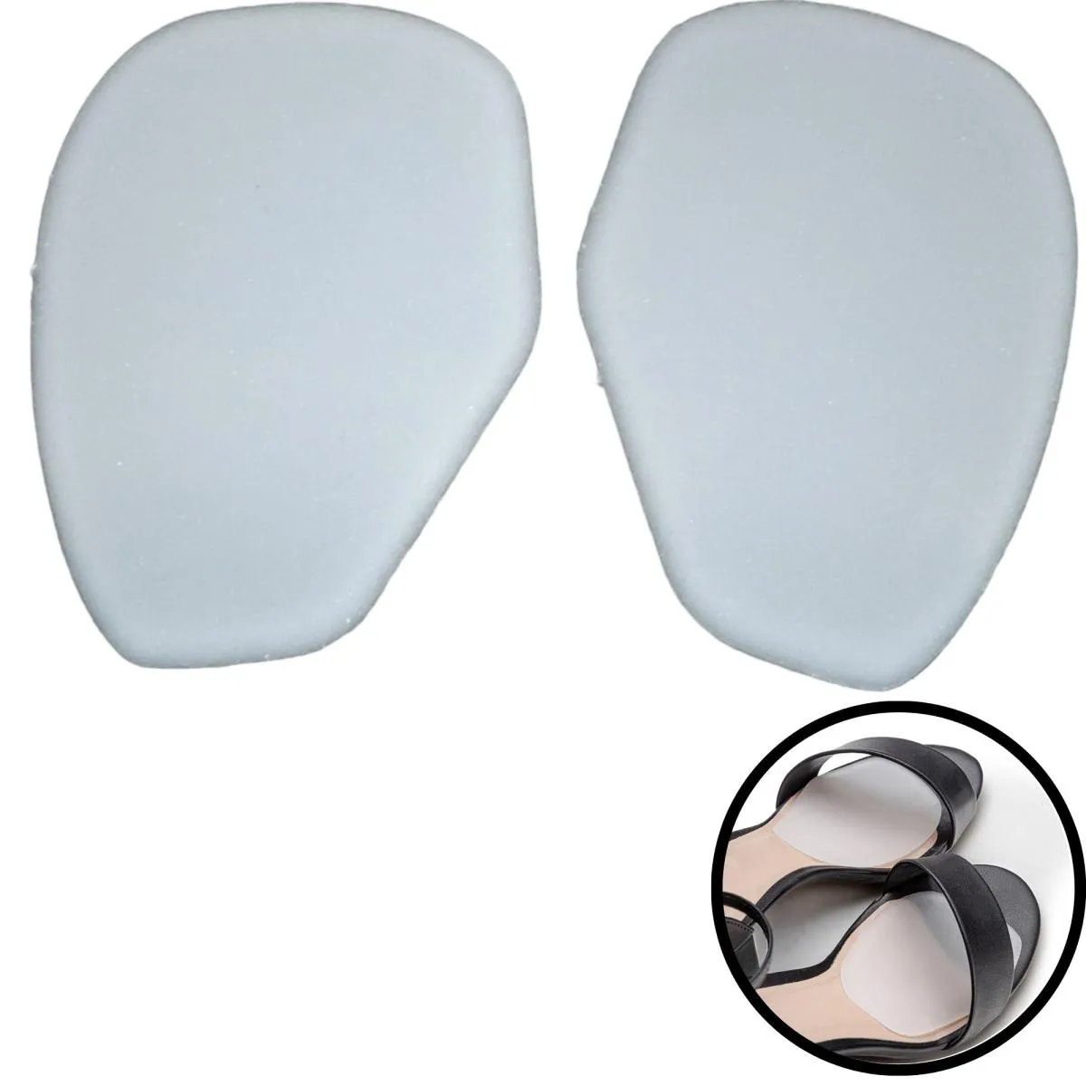 Palmilha de Silicone Apoio Plantar Salto Alto para Dor Hidrolight