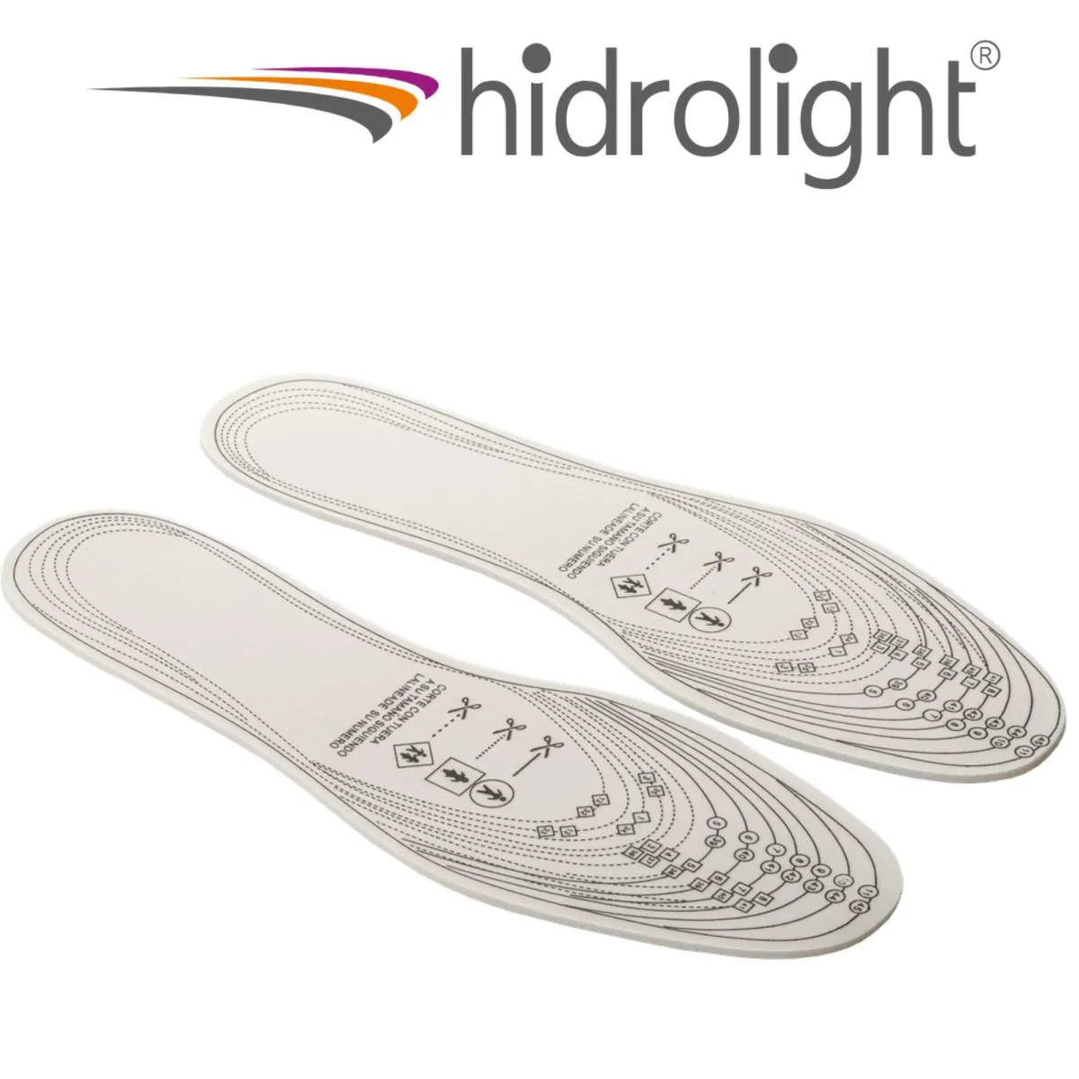 Palmilha Ortopedica Reduz Impacto em Espuma Recortavel 35 Ate 44 Hidrolight