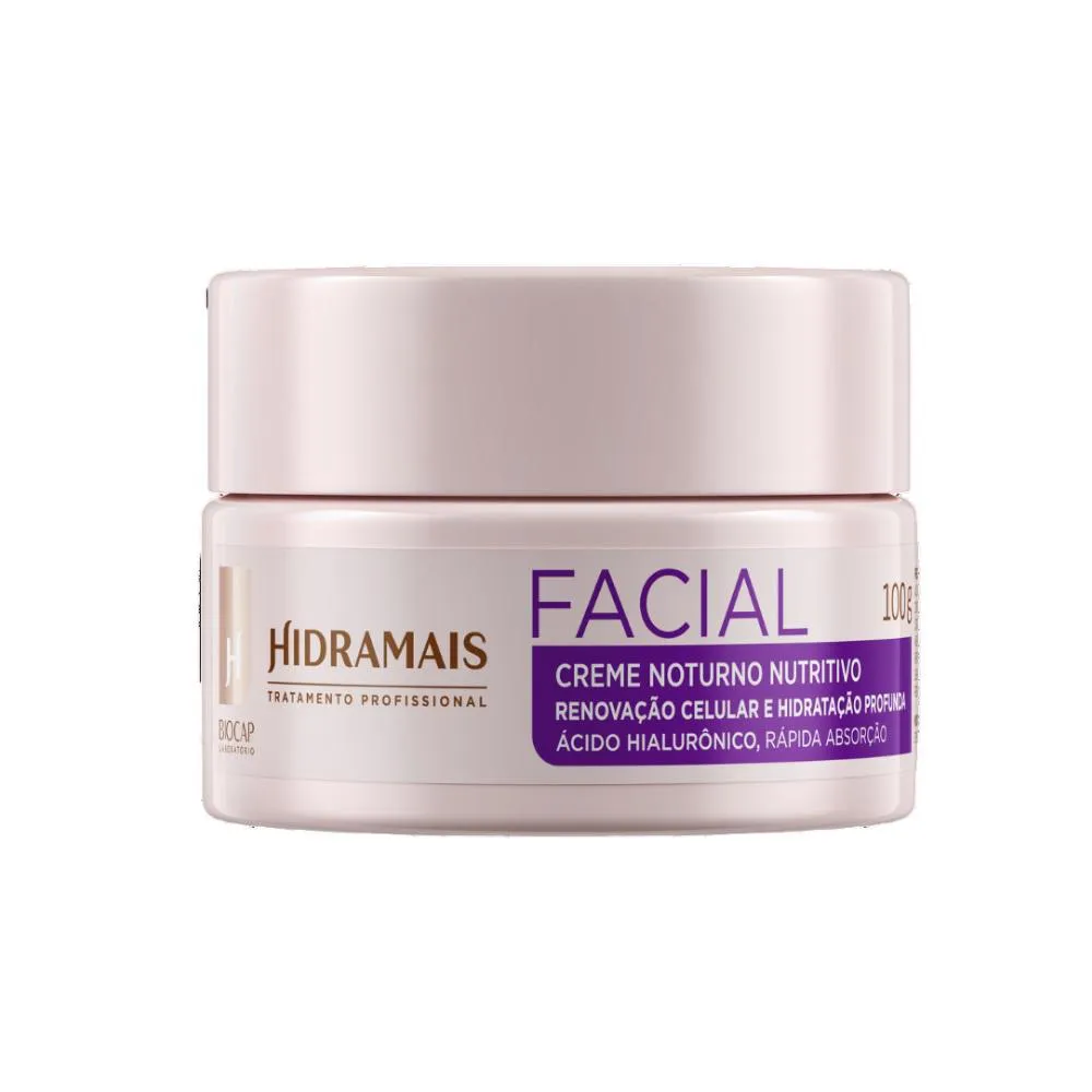 Creme Facial Nutritivo Noturno 100gr Hidramais