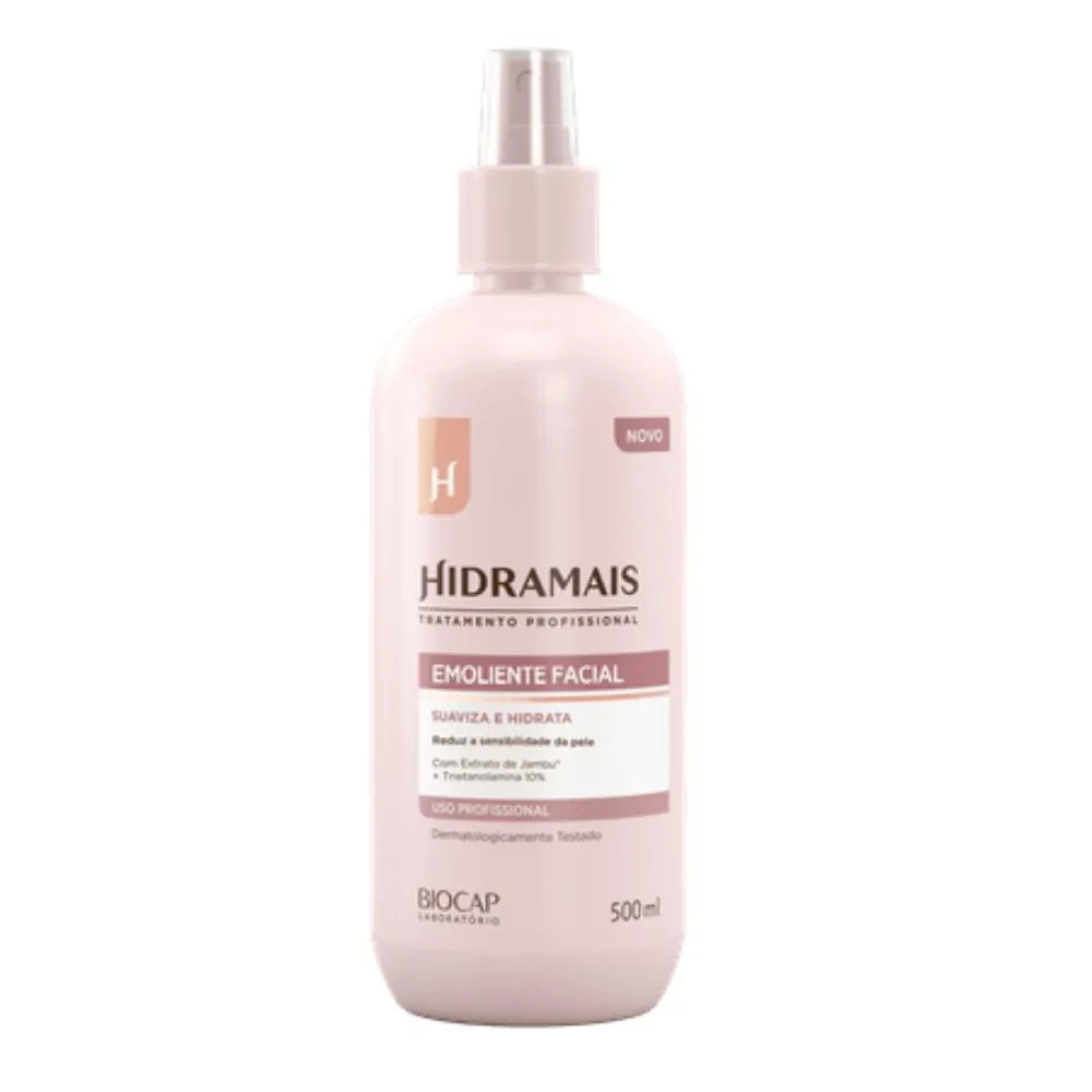 Emoliente Facial Suaviza e Hidrata A Pele 500ml Hidramais