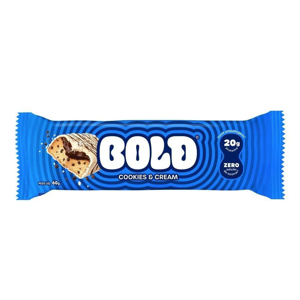 Bold Bar (60G) - Sabor: Cookies E Cream.