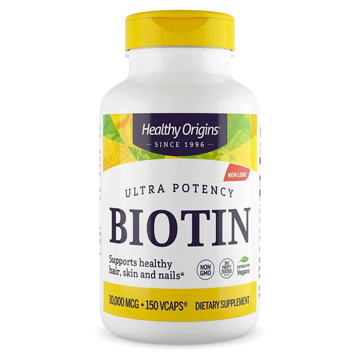 Biotina 10000mcg Ultra Potência 150vcaps Healthy Origins