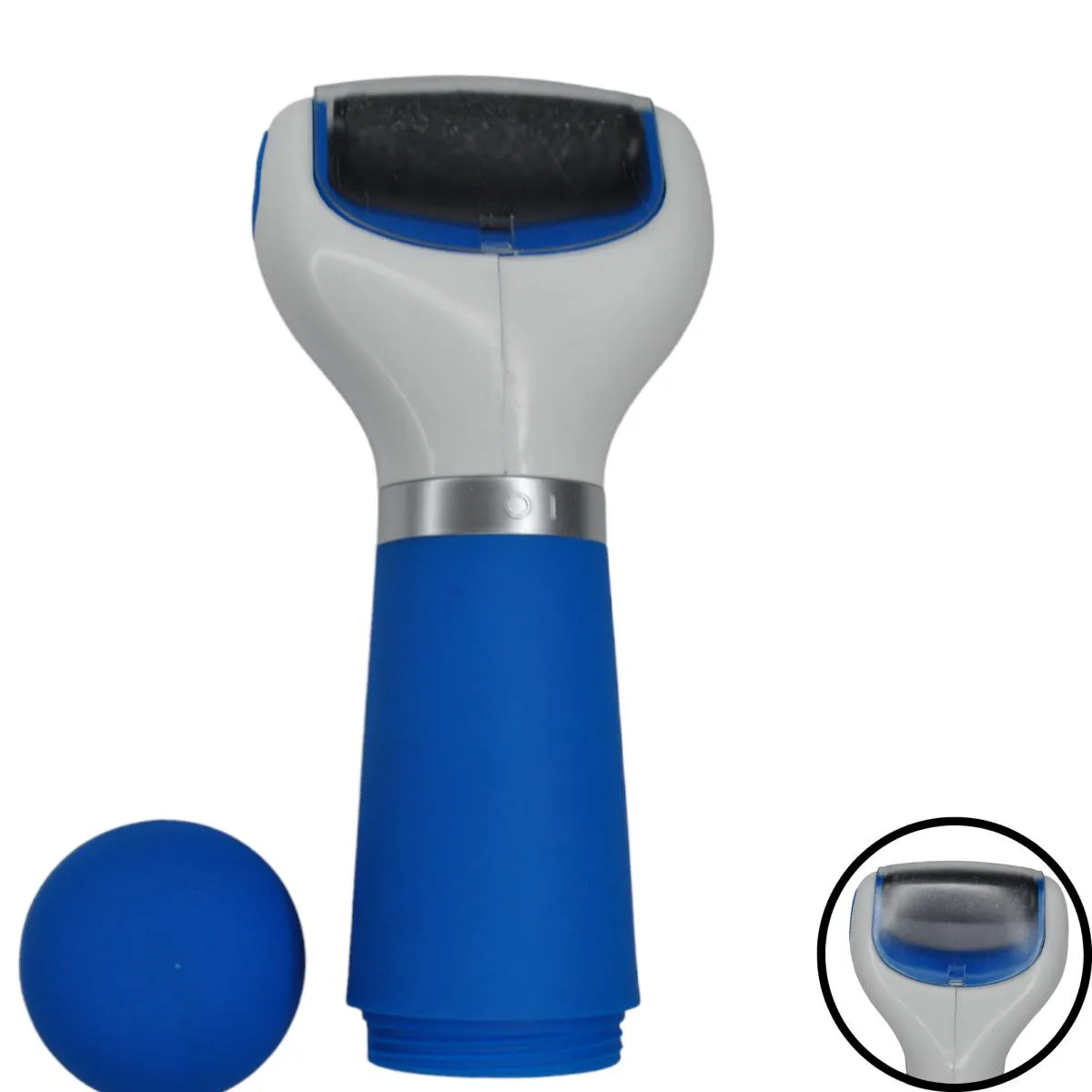 Esfoliador Calo Elétrico para Pés Portatil Azul Supermedy