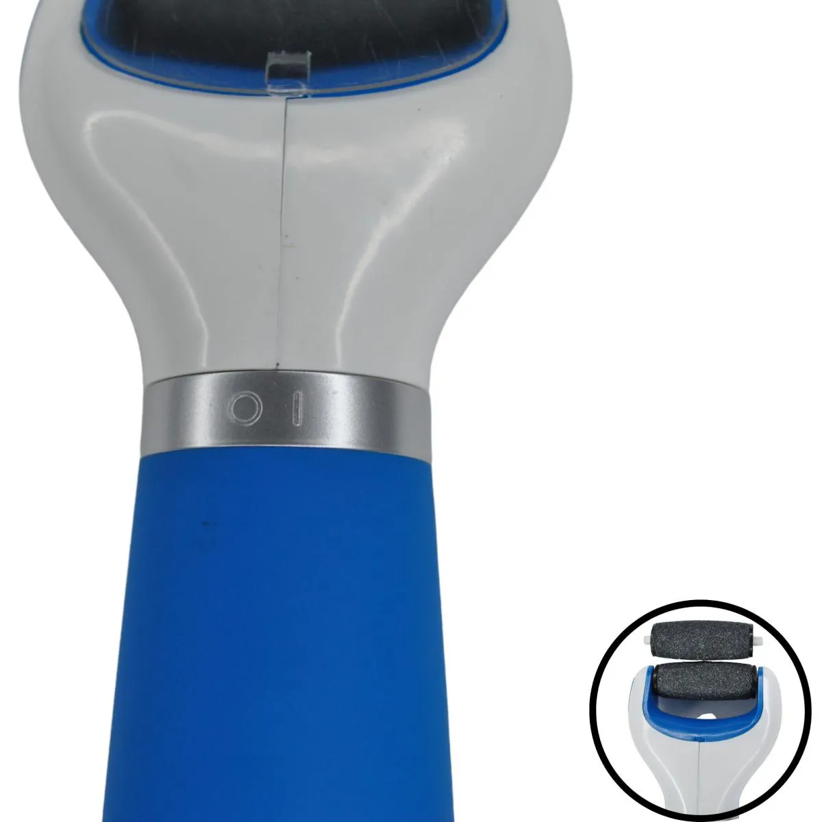 Esfoliador Calo Elétrico para Pés Portatil Azul Supermedy