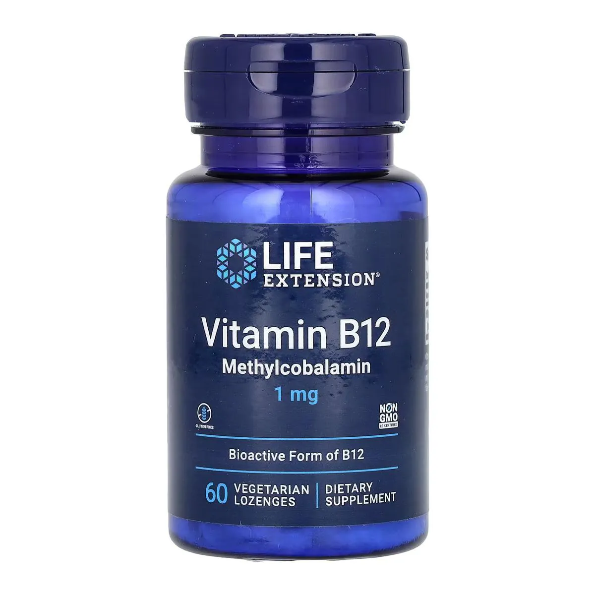 Vitamina B12 Metilcobalamina 1 Mg 60 Pastilhas Mastigavel