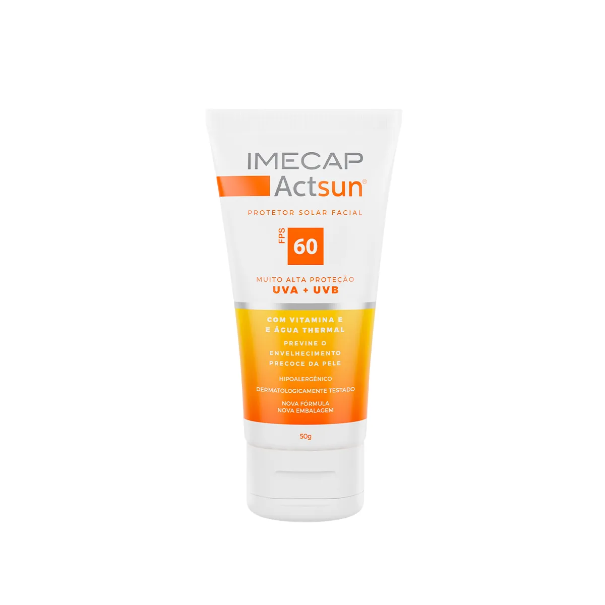 Protetor Solar Facial Imecap Actsun FPS 60 50g