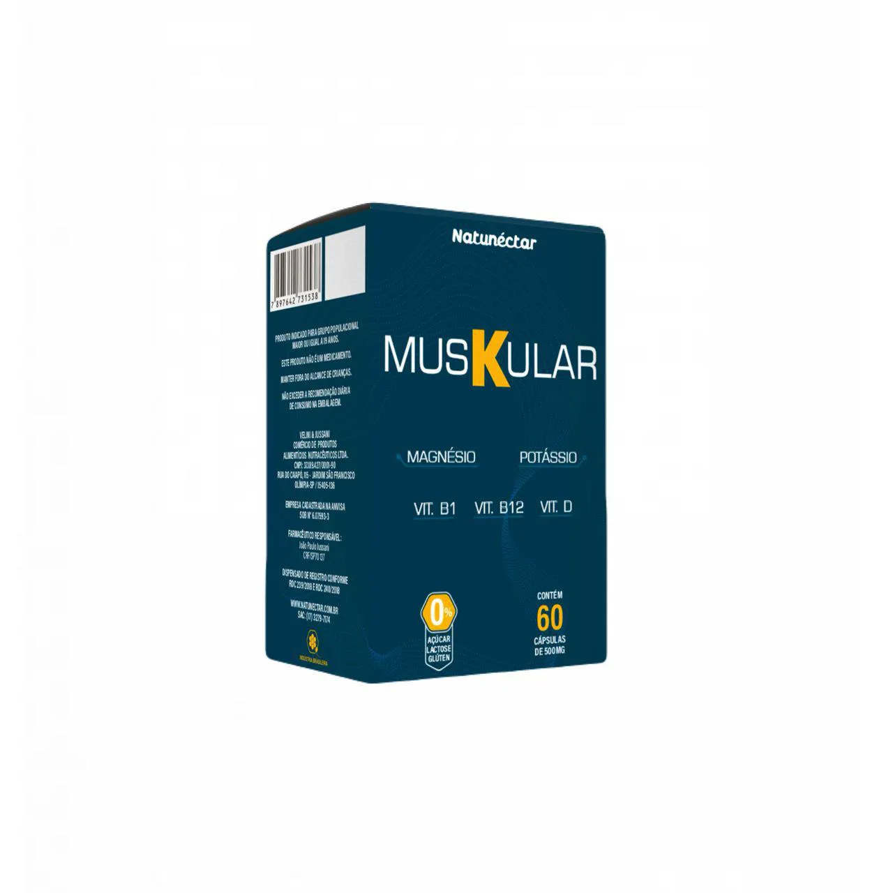Muskular - Potássio+ Magnésio+ Vit D B1 e B12