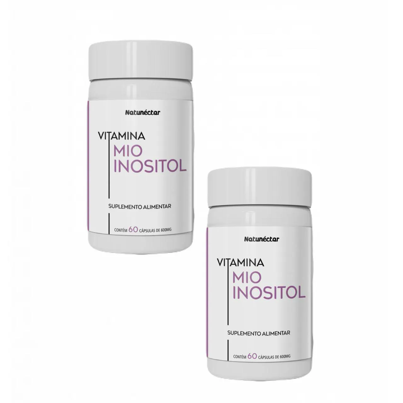 2x Mio Inositol- 100% Natural- 60 Cápsulas. 500mg - Natunéctar