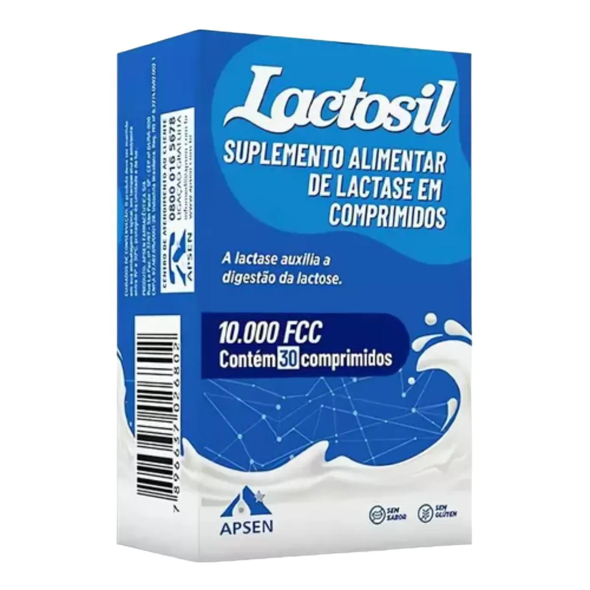 Suplemento Vitamina Lactosil 10000 Fcc 30 Cpr - Apsen