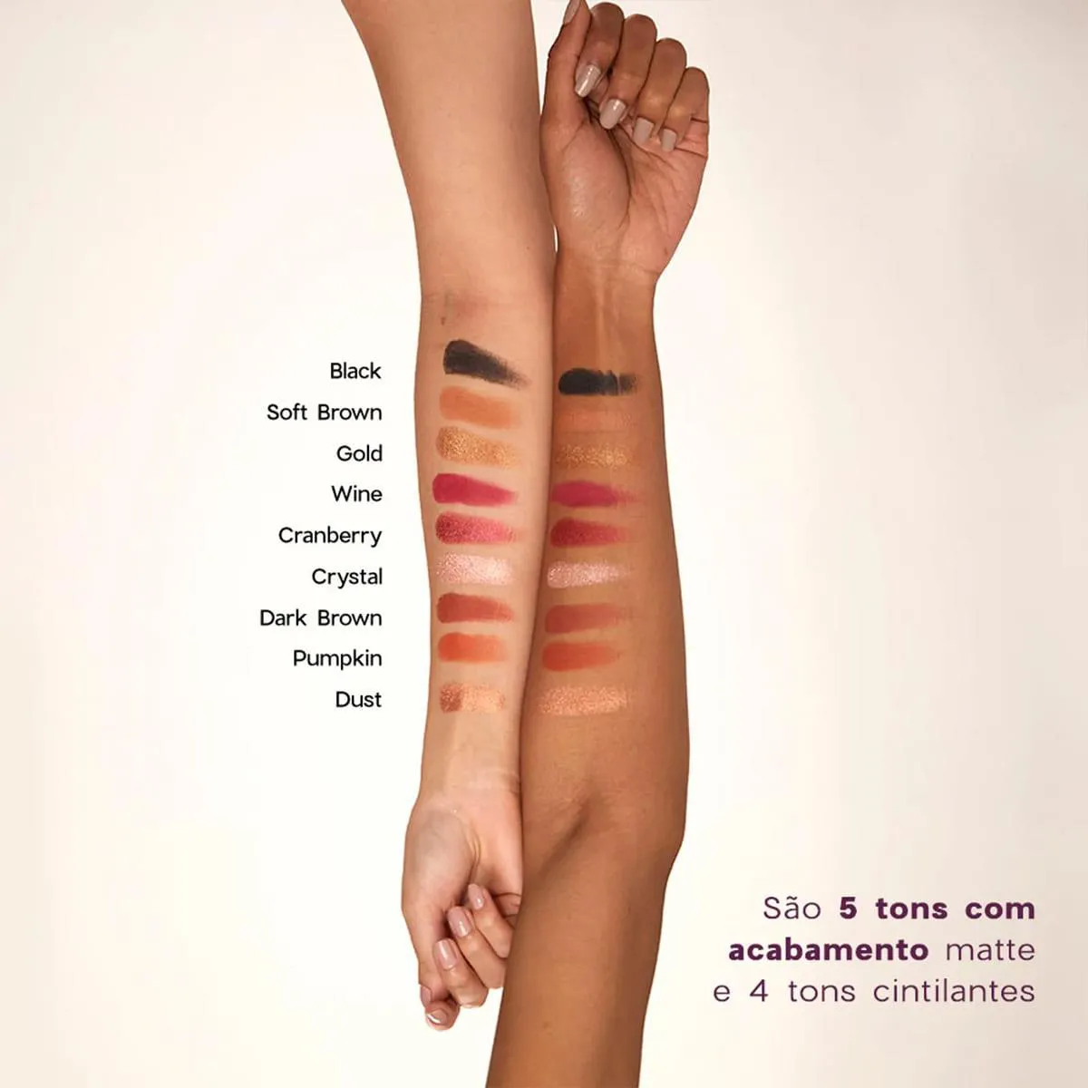Océane Purple 9 Shades - Paleta de Sombras 25g