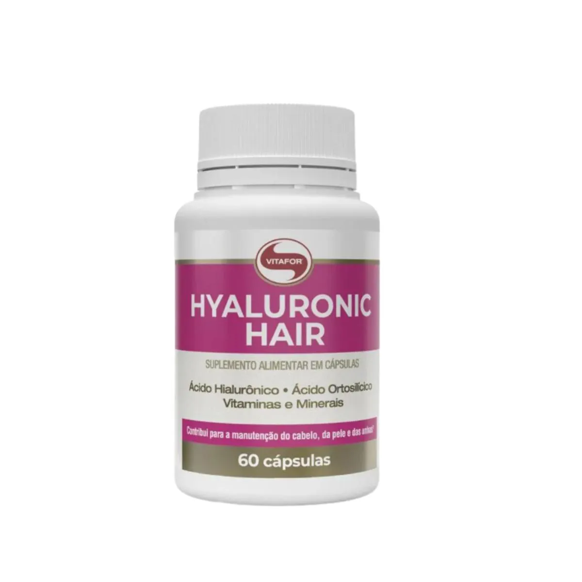 Hyaluronic Hair 500mg 60 cápsulas Vitafor