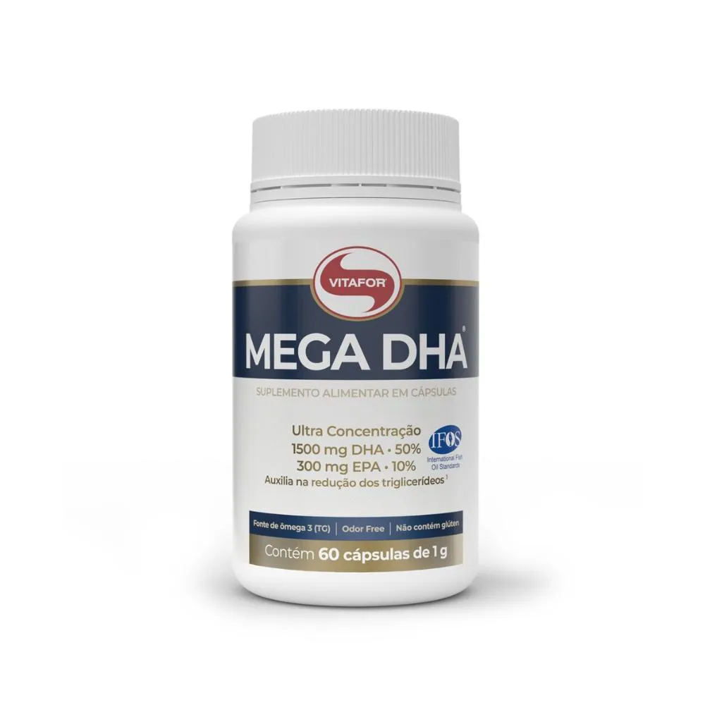 Mega Dha 60 Cápsulas. Vitafor