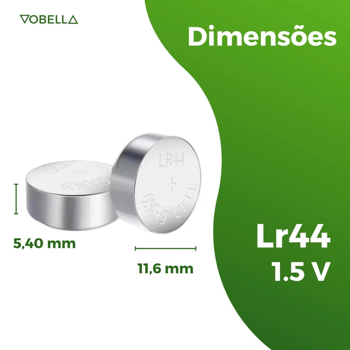 Kit 5 Baterias Pilha Cr2032 10 Baterias Pilhas Lr44 Elgin