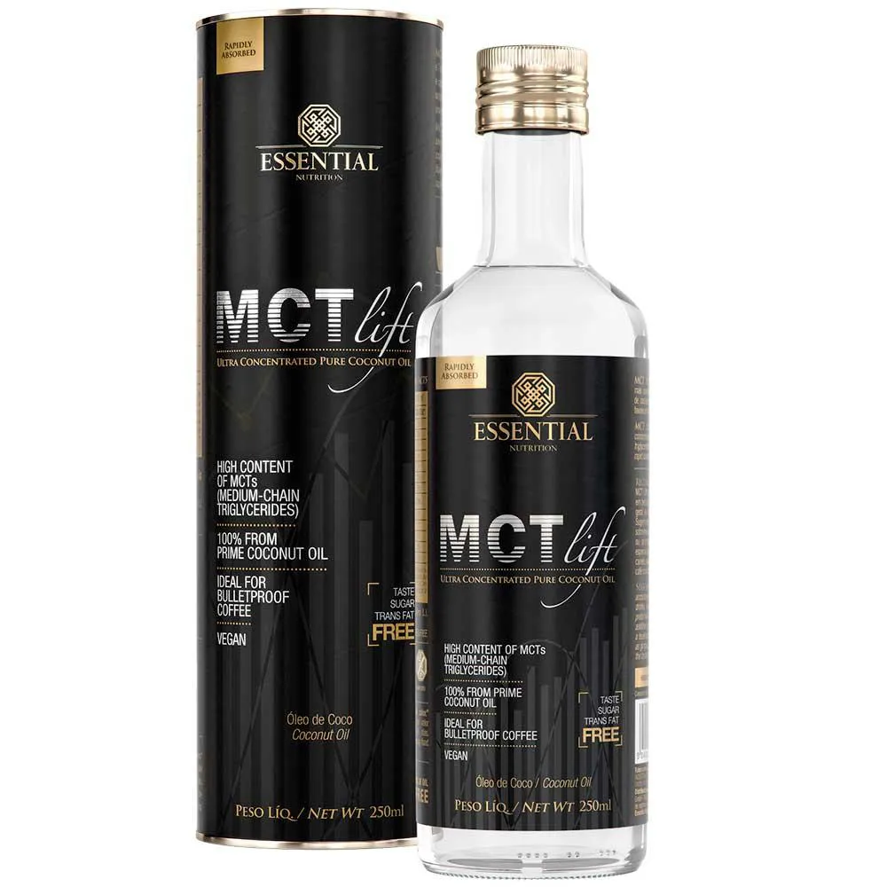 Mctlift Oleo de Coco Ultrapurificado - Tcm - (250ml) - Essential Nutrition