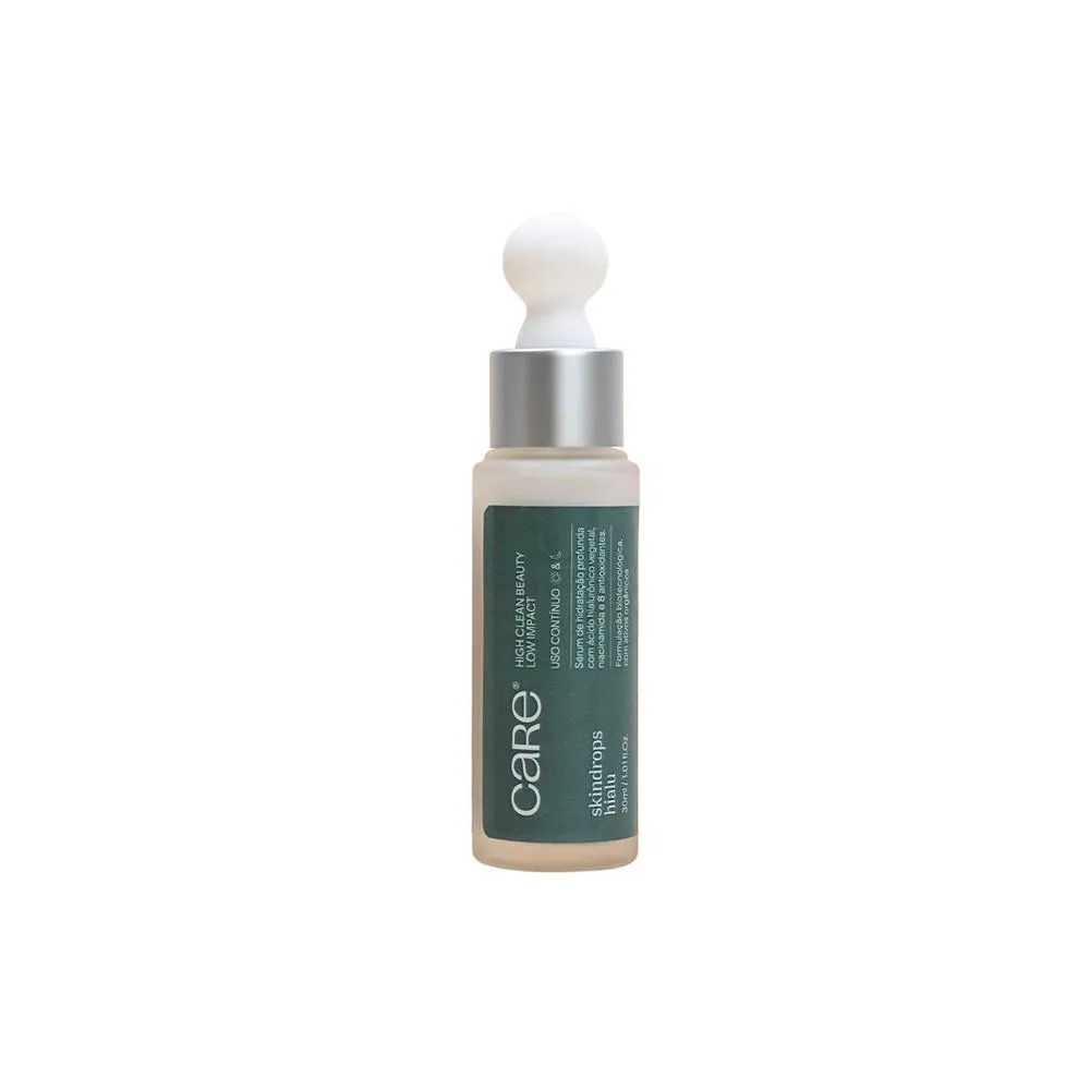 Care Natural Beauty Skindrops Hialu Sérum Facial de Hidratação Profunda 30ml
