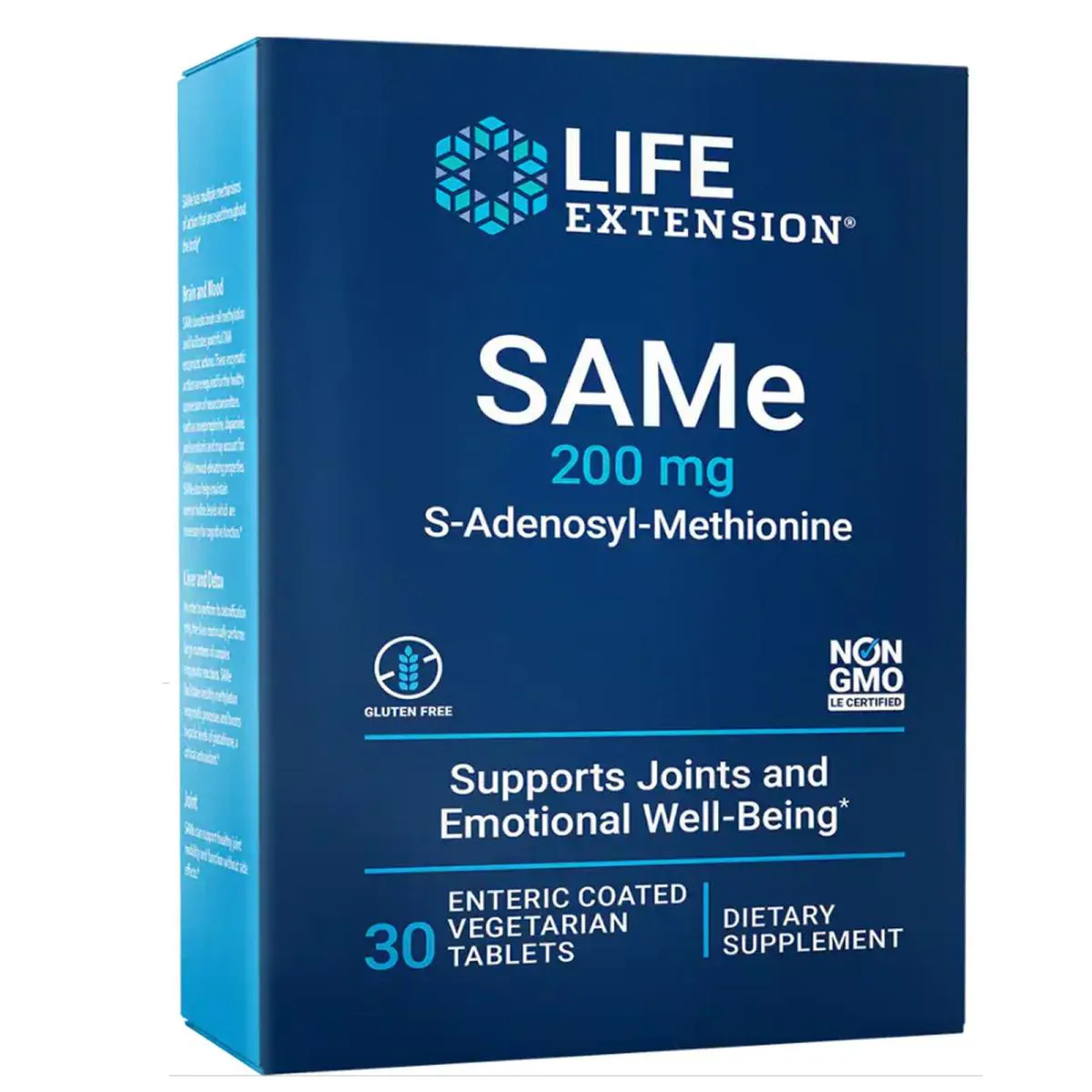 Same 200 Mg 30 Comprimidos Revestimento Entérico - Life Extension