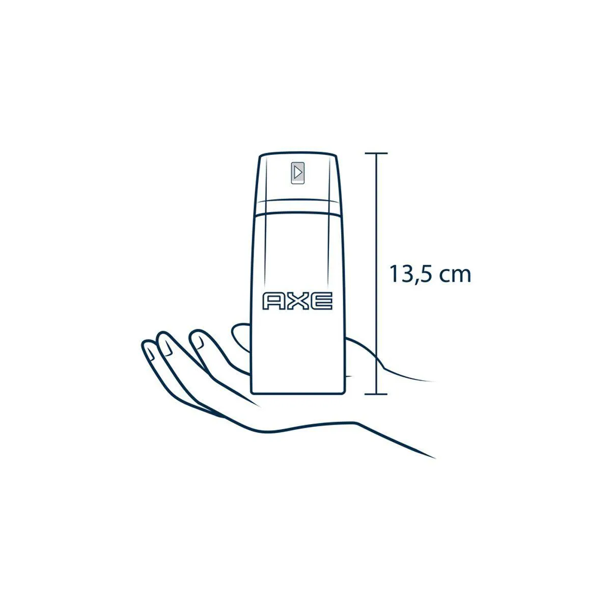 Desodorante Antitranspirante Spray Axe Dark Temptation Masculino 48h 150ml