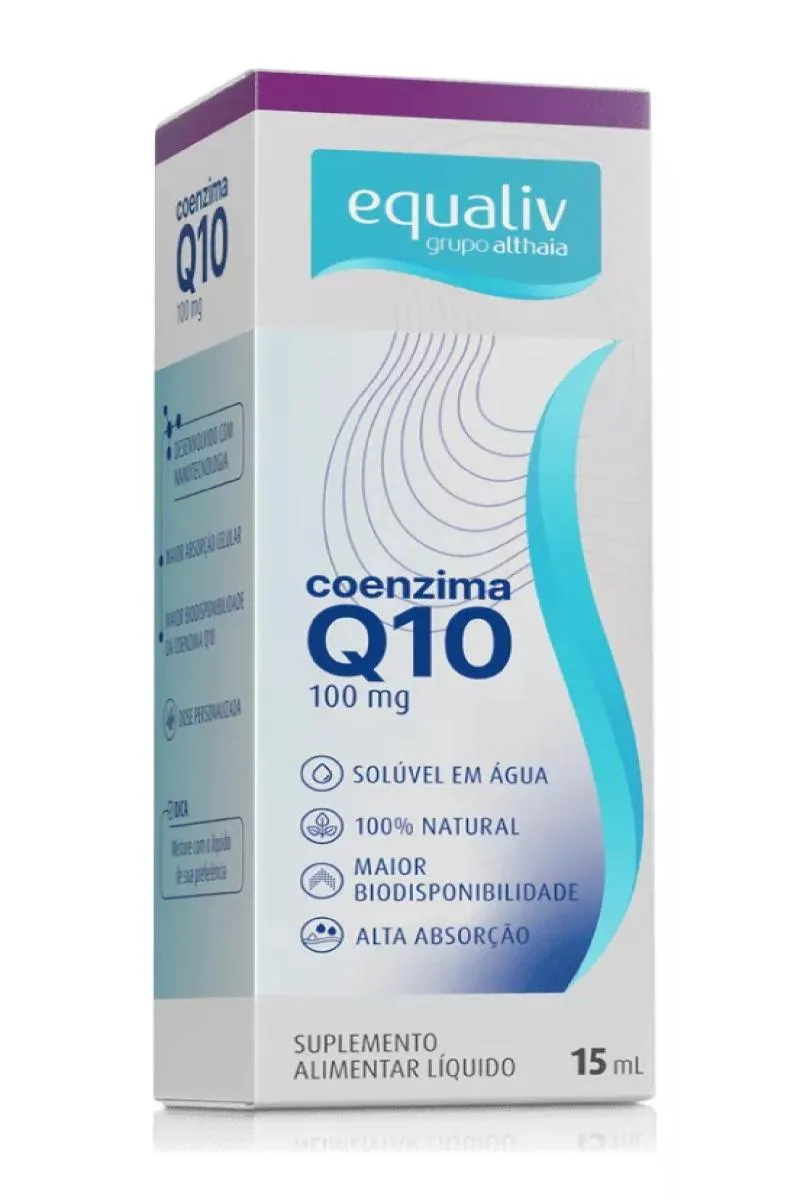 Suplemento Equaliv Coenzima Q10 100% Natural 15ml
