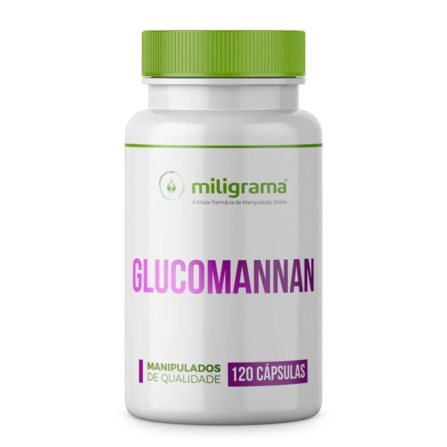Glucomannan 500mg 120 cápsulas