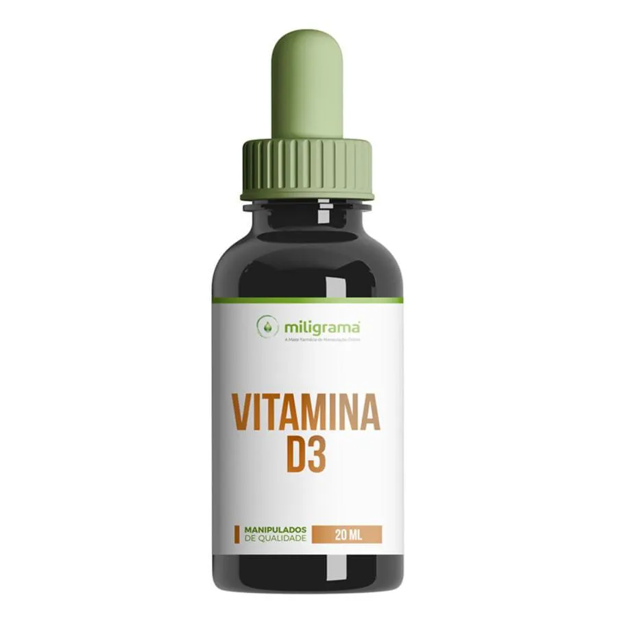 Solução de Vitamina D3 400 Ui/gota 20ml