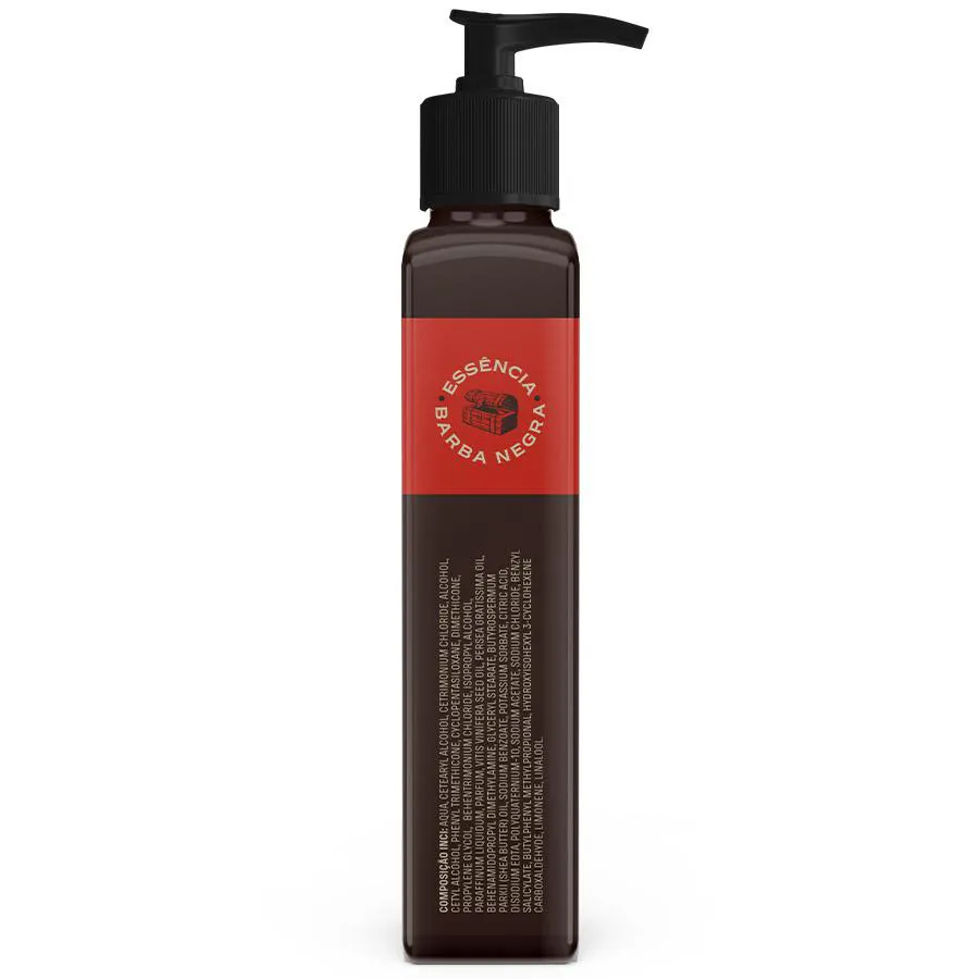 Balm para Barba Negra Amadeirado, Doce e Marcante 120g Don Alcides