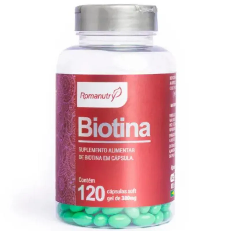 Biotina 380mg 120 cápsula – Romanutry