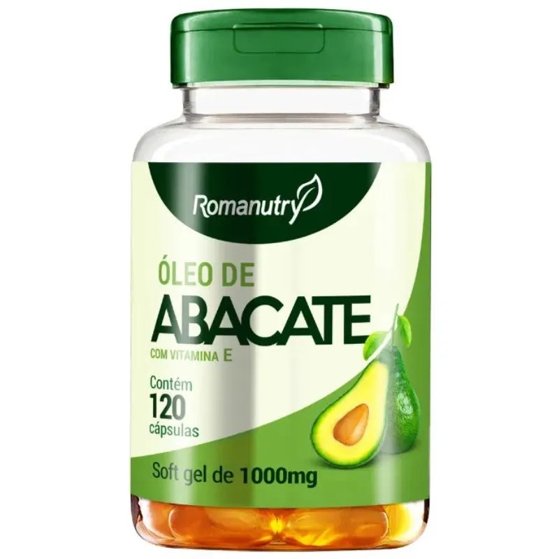 Óleo de Abacate 1000mg 120 cápsula – Romanutry