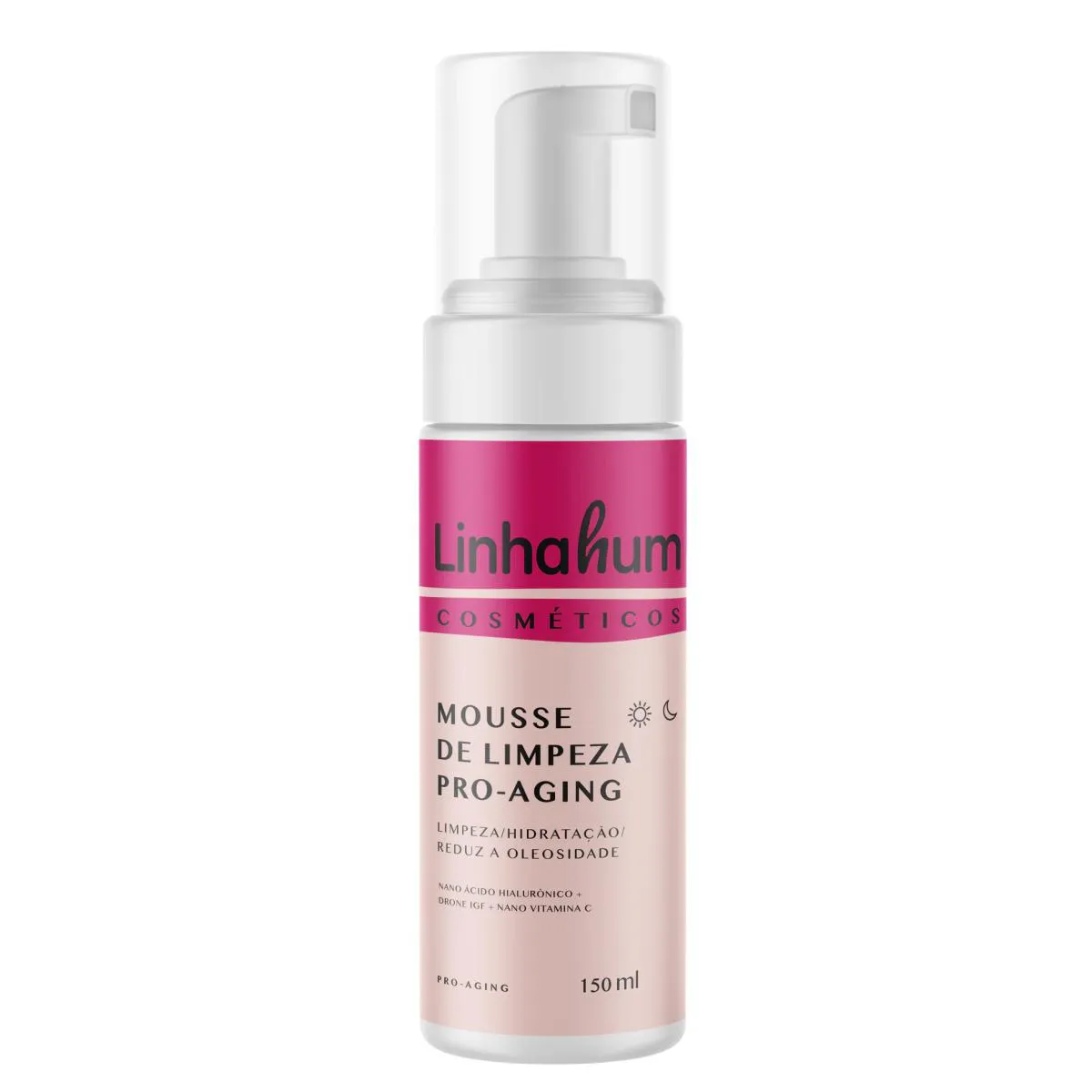 Mousse Limpeza Facial Profunda Pro-aging Ácido Hialurônico Momento de Aplicação Dia/noite Tipo de Pele Todo Tipo de Pele
