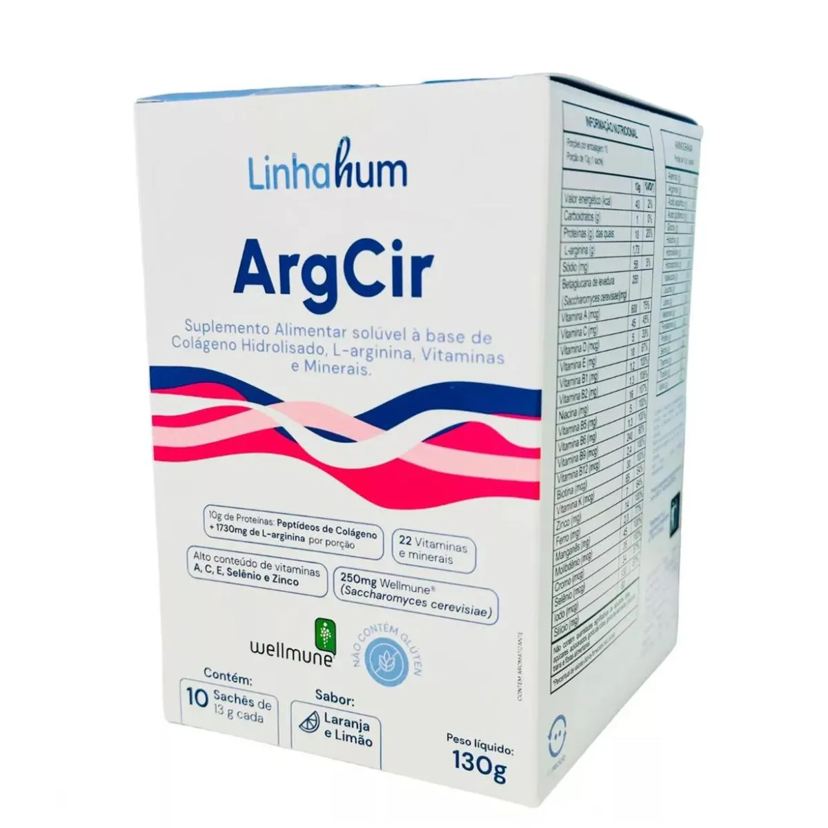Argcir Humalin 10 Sachês 13g Potencializador Nutricional