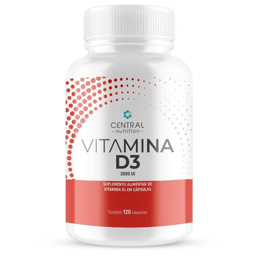 Vitamina D3 2000ui Central Nutrition 120 cápsulas
