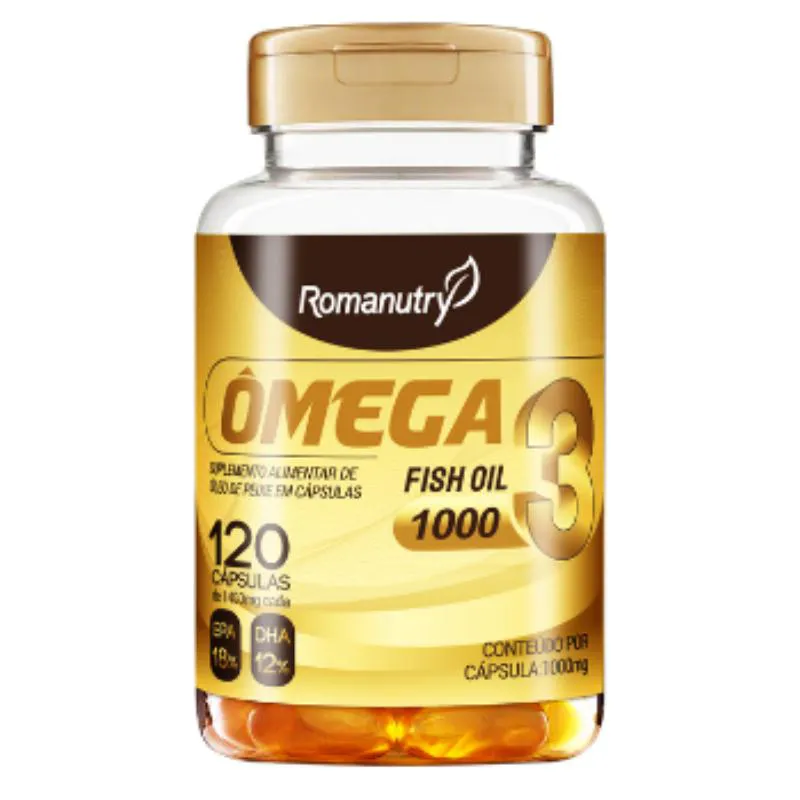 Ômega 3 1000mg 120 cápsula – Romanutry