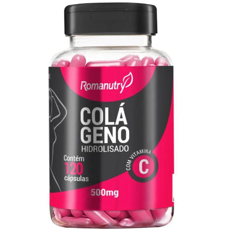 Colágeno Hidrolisado com Vitamina C 120 cápsulas
