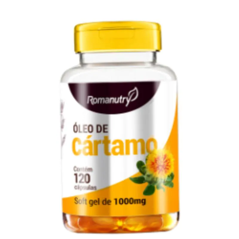 Óleo de Cartamo 1000mg 120 cápsula – Romanutry