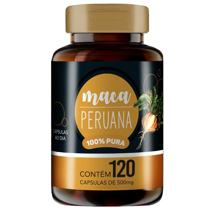Maca Peruana 500mg 120 cápsula – Natuvite