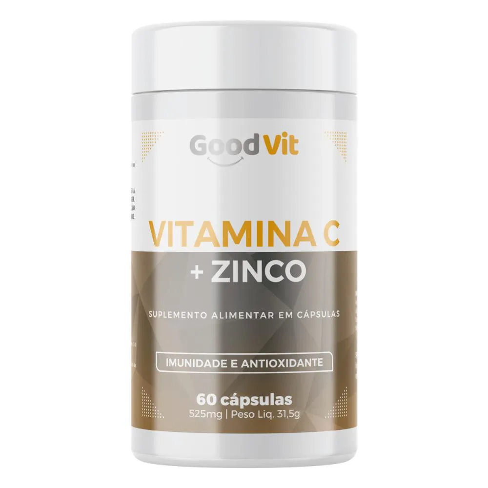 Vitamina C + Zinco C/60 cápsulas - Good Vit