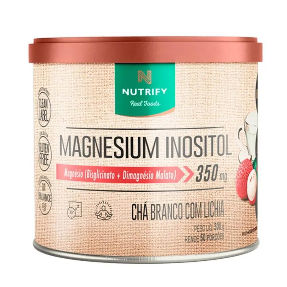 Magnesium Inositol 350mg (300g) - Sabor: Chá Branco com Lichia
