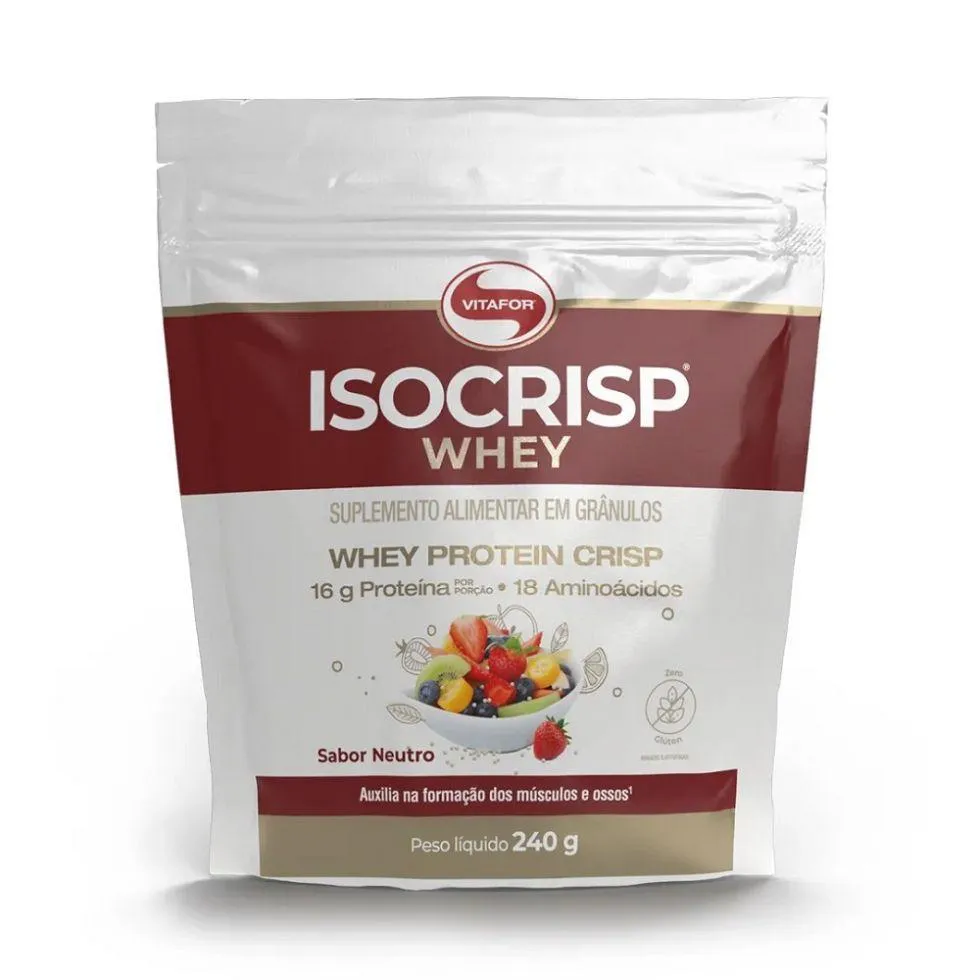 Isocrisp Whey Refil (240g) - Sabor: Neutro