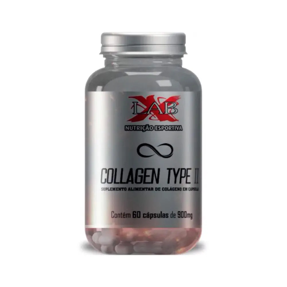 Colágeno em Capsulas Tipo 2 com Biotina - 900mg 60 Capsulas X-lab Nutrition