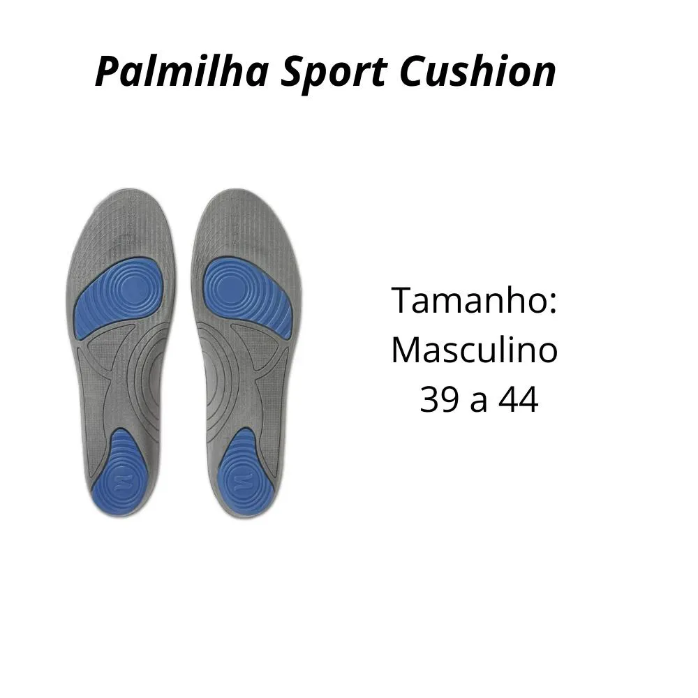 Palmilha Sofcomfort Sport Masculino 39 a 44 Chantal