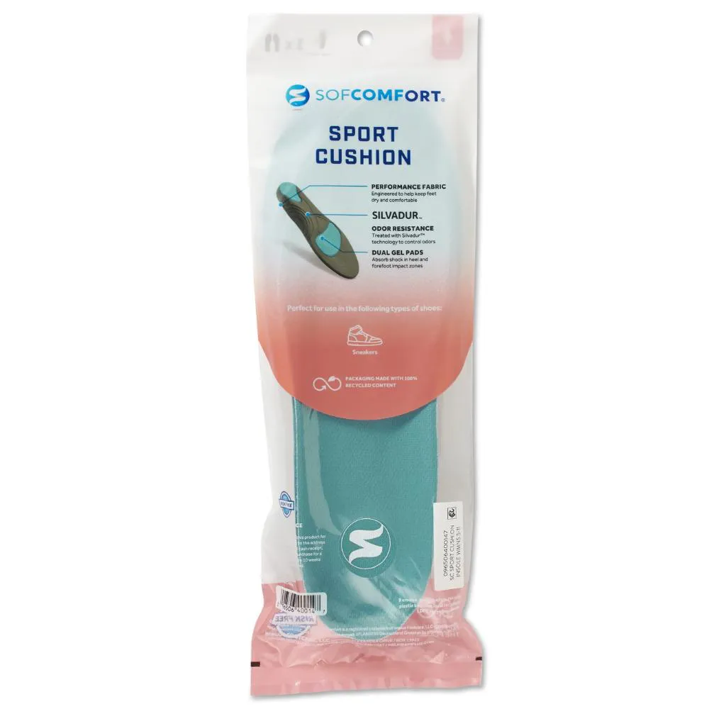 Palmilha Sofcomfort Sport Feminino 34 a 41 Chantal