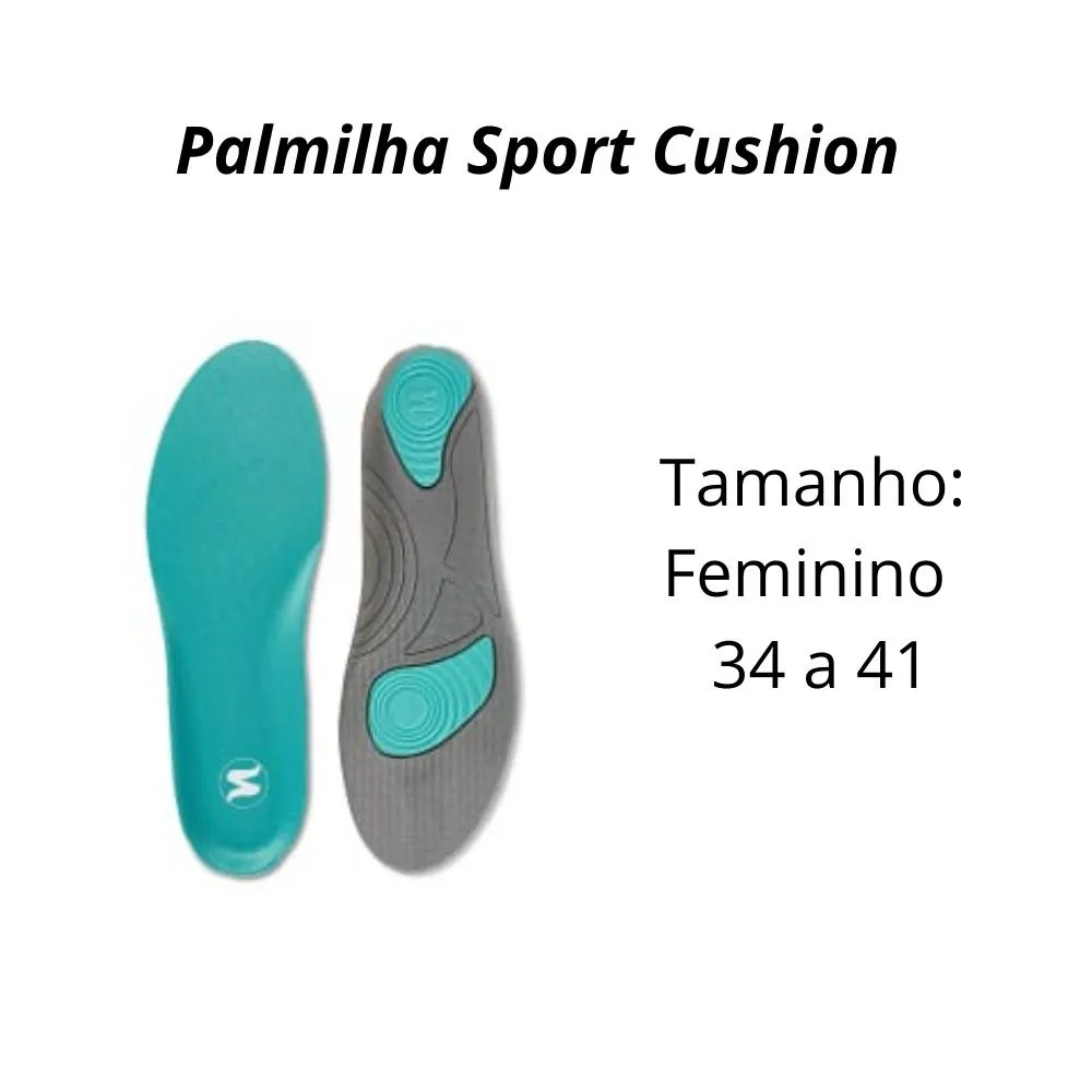Palmilha Sofcomfort Sport Feminino 34 a 41 Chantal