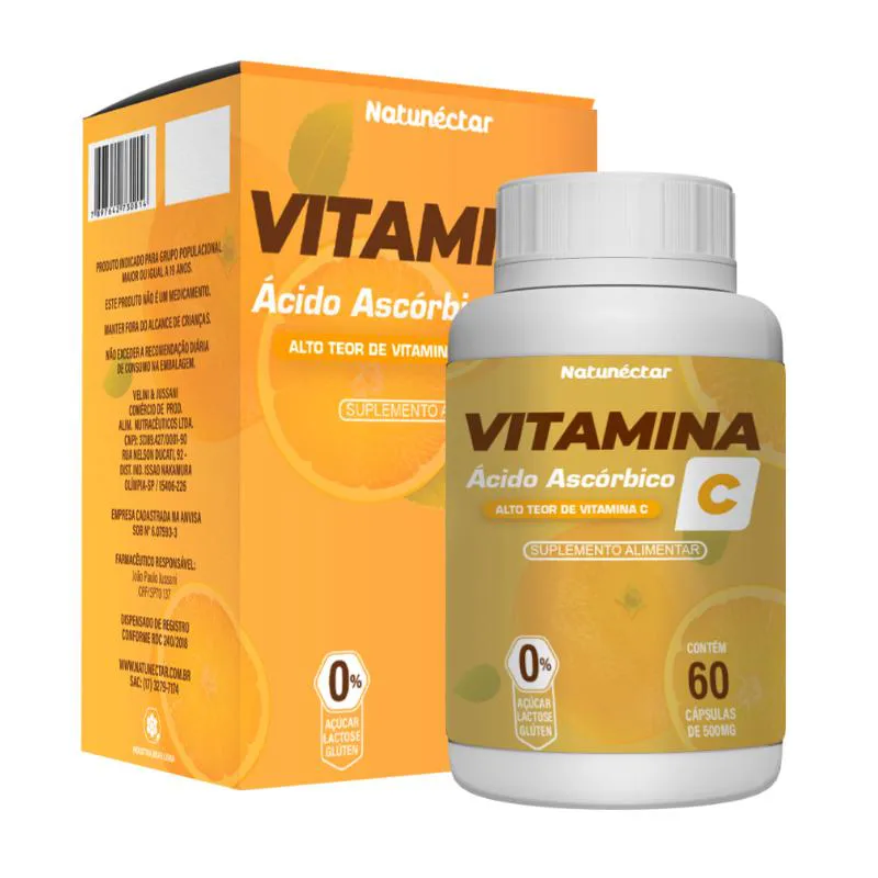 KIT VITAMINA C NATUNéCTAR 500MG - 2 UNID (120 CáPSULAS)