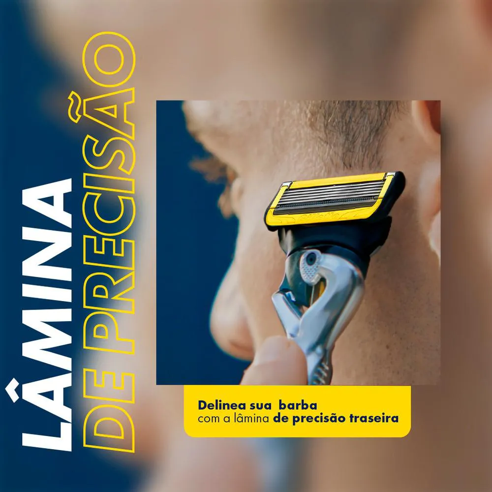 Carga para Aparelho de Barbear Gillette Fusion Proshield 2 unidades