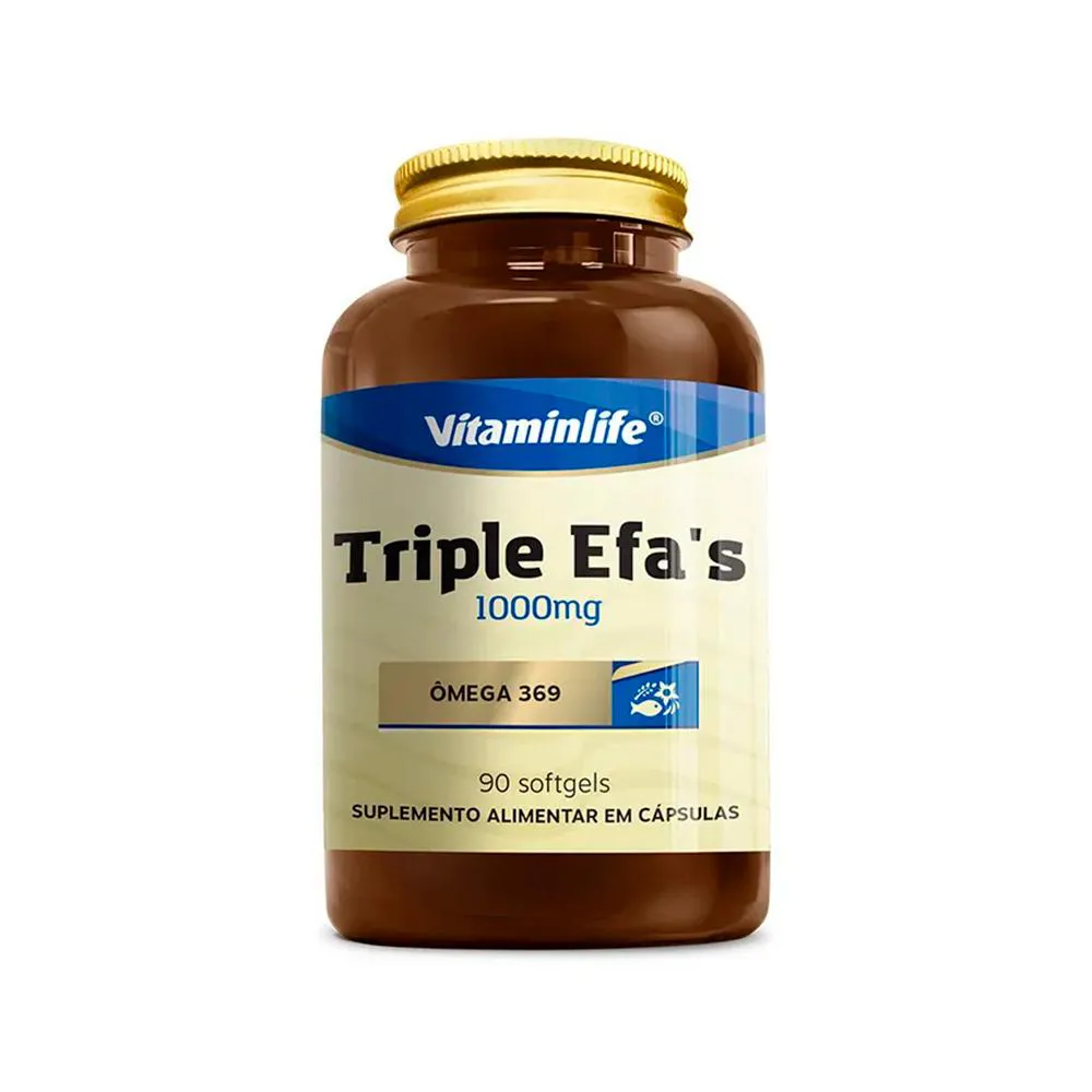 Triple Efa'S Omega 369 1000Mg (90 Caps) - Vitaminlife