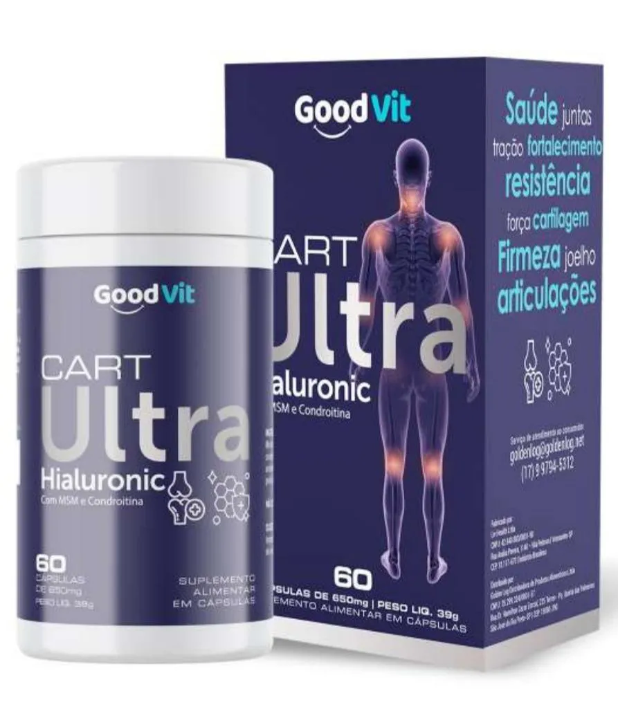 Cart Ultra Hialuronic com Msm e Condroitina C/60 Cps