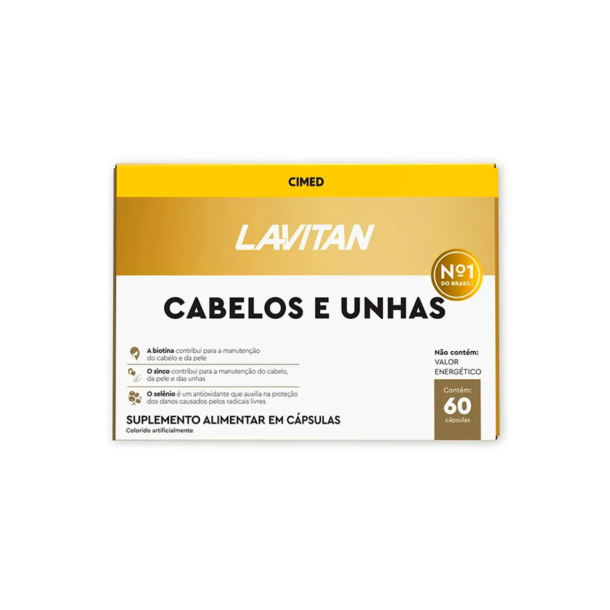 Kit Polivitamínico Lavitan A-Z Mulher 60 comprimidos + Cabelos e Unhas 60 cápsulas